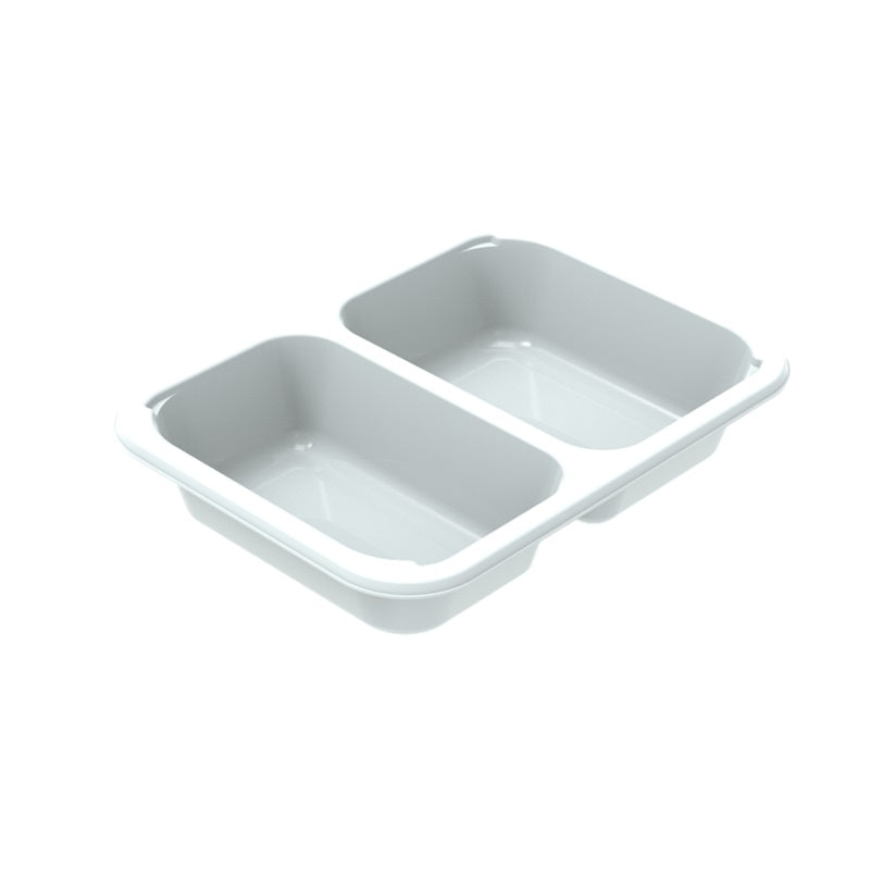 Twin Cavity Natural CPET Tray