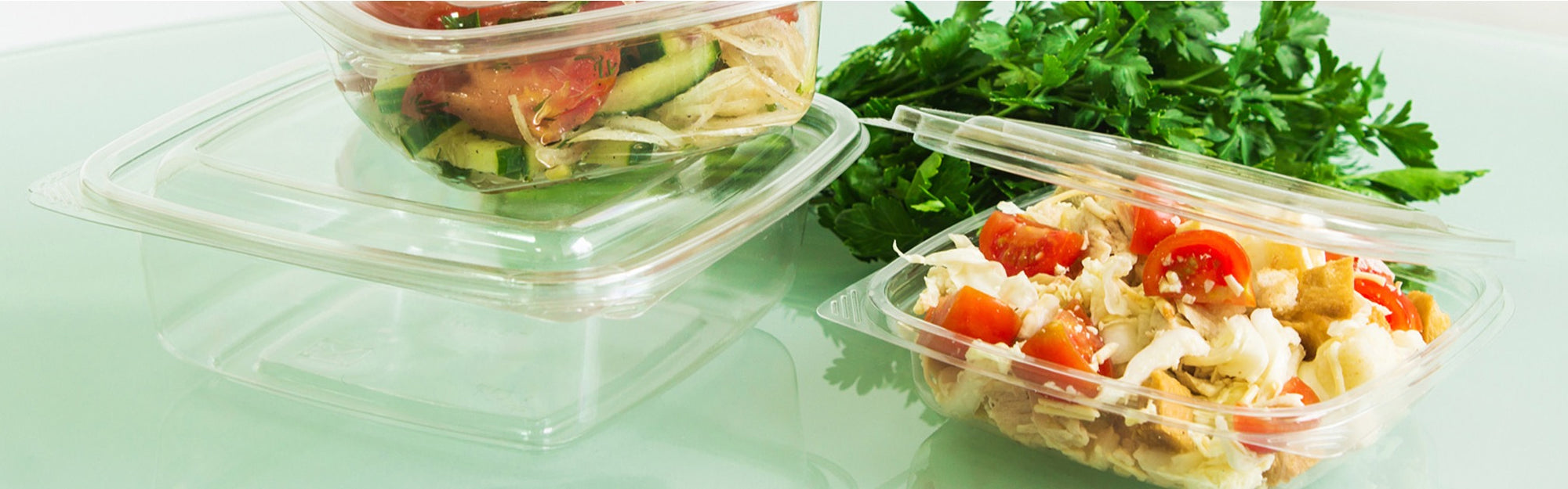 Clear APET Containers